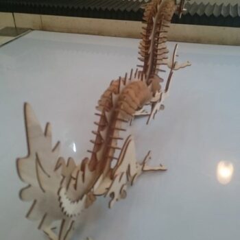 Intra απο ξύλο plywood 3mm-4mm πάχος - Κινεζικός Δράκος Δίασταση 30x30 cm Intraeaxys-voq2kljo - Image 4