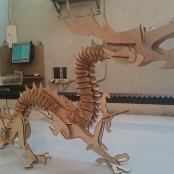 Intra απο ξύλο plywood 3mm-4mm πάχος - Κινεζικός Δράκος Δίασταση 30x30 cm Intraeaxys-voq2kljo - Image 6