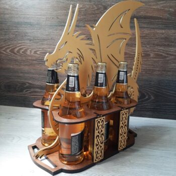 Intra απο ξύλο plywood 3mm-4mm πάχος - Δίσκος μπύρας Dragon Δίασταση 30x30 cm Intraeaxys-yon050k7 - Image 4