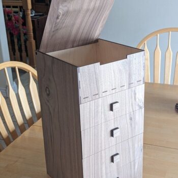 Intra απο ξύλο plywood 3mm-4mm πάχος - Σιφονιέρα Δίασταση 30x30 cm Intraeaxys-6o3ydxp7 - Image 1