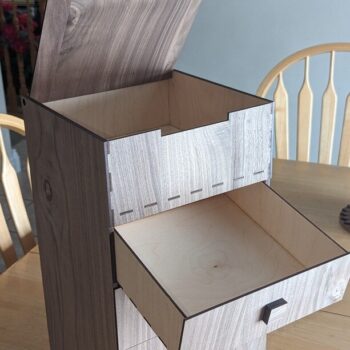 Intra απο ξύλο plywood 3mm-4mm πάχος - Σιφονιέρα Δίασταση 30x30 cm Intraeaxys-6o3ydxp7 - Image 4