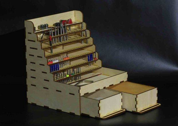 Intra απο ξύλο plywood 3mm-4mm πάχος - Εργαλειοθήκη Δίασταση 30x30 cm Intraeaxys-voqnx5o2