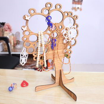 Intra απο ξύλο plywood 3mm-4mm πάχος - Κοσμήματα Δέντρο Σταντ Ξύλινο 3mm Δίασταση 30x30 cm Intraeaxys-zo9y5rr7 - Image 2