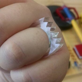 Intra απο ξύλο plywood 3mm-4mm πάχος - Δαχτυλίδι πριονιού Δίασταση 30x30 cm Intraeaxys-zo98m241 - Image 3