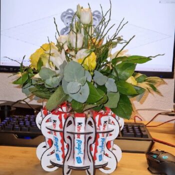 Intra απο ξύλο plywood 3mm-4mm πάχος - Kinder Bar Holder Δίασταση 30x30 cm Intraeaxys-eo2y0n31 - Image 2