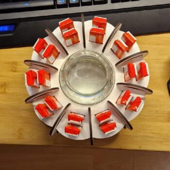 Intra απο ξύλο plywood 3mm-4mm πάχος - Kinder Bar Holder Δίασταση 30x30 cm Intraeaxys-eo2y0n31 - Image 6