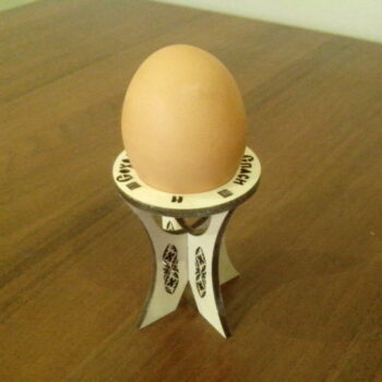 Intra απο ξύλο plywood 3mm-4mm πάχος - Μονή Αυγοθήκη Δίασταση 30x30 cm Intraeaxys-eo205237 - Image 1