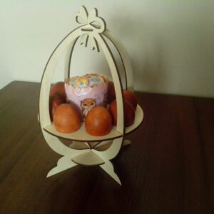 Intra απο ξύλο plywood 3mm-4mm πάχος - Ξύλινη Πασχαλινή Αυγοθήκη Δίασταση 30x30 cm Intraeaxys-6o3yqrp7