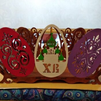 Intra απο ξύλο plywood 3mm-4mm πάχος - Πρότυπο πασχαλινό καλάθι Δίασταση 30x30 cm Intraeaxys-d1lvqryo - Image 1