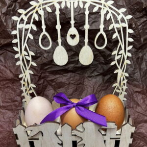 Intra απο ξύλο plywood 3mm-4mm πάχος - Πασχαλινό κουτί κέρασμα λαγουδάκι Δίασταση 30x30 cm Intraeaxys-eoxlnrqo