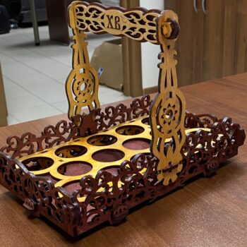 Intra απο ξύλο plywood 3mm-4mm πάχος - Πασχαλινό καλάθι Ξύλινο πασχαλινό δώρο Δίασταση 30x30 cm Intraeaxys-e1gk4ymo - Image 1