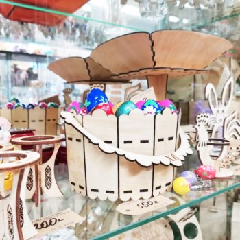 Intra απο ξύλο plywood 3mm-4mm πάχος - Ξύλινα πασχαλινά διακοσμητικά Δίασταση 30x30 cm Intraeaxys-voq2egjo - Image 1