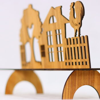 Intra απο ξύλο plywood 3mm-4mm πάχος - Διακοσμητικό Πασχαλινό σταντ Δίασταση 30x30 cm Intraeaxys-qommvj4o - Image 9