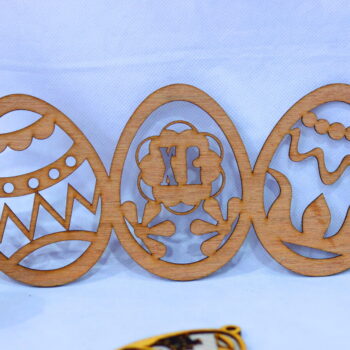 Intra απο ξύλο plywood 3mm-4mm πάχος - Ξύλινα Πασχαλινά αυγά Δίασταση 30x30 cm Intraeaxys-91jdv281 - Image 5