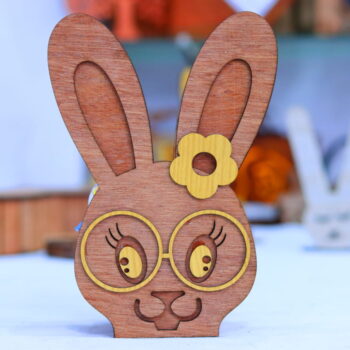 Intra απο ξύλο plywood 3mm-4mm πάχος - Καλάθι Πασχαλινό Λαγουδάκι 3mm Δίασταση 30x30 cm Intraeaxys-pok3kr37 - Image 5