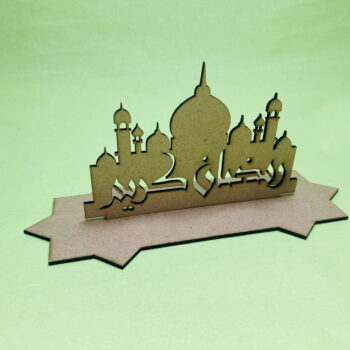 Intra απο ξύλο plywood 3mm-4mm πάχος - Ξύλινη διακόσμηση τζαμιού Ραμαζάνι Δίασταση 30x30 cm Intraeaxys-joed2k61 - Image 3