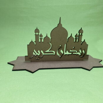 Intra απο ξύλο plywood 3mm-4mm πάχος - Ξύλινη διακόσμηση τζαμιού Ραμαζάνι Δίασταση 30x30 cm Intraeaxys-joed2k61 - Image 5