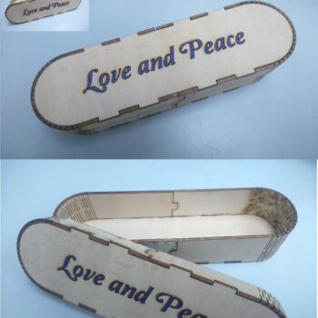 Intra απο ξύλο plywood 3mm-4mm πάχος - Ξύλινο μολυβοκούτι Δίασταση 30x30 cm Intraeaxys-075y5kmo - Image 1