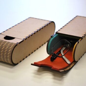 Intra απο ξύλο plywood 3mm-4mm πάχος - Θήκη γυαλιών ηλίου Living Hinge Δίασταση 30x30 cm Intraeaxys-r1z2q9p1 - Image 1