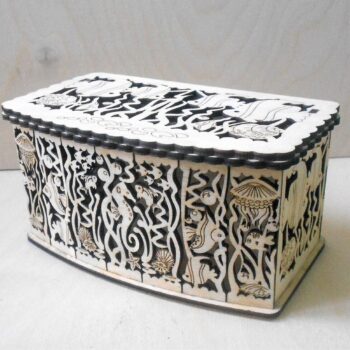 Intra απο ξύλο plywood 3mm-4mm πάχος - Gift Box CNC Router Plans 3mm Δίασταση 30x30 cm Intraeaxys-lopw0x7w - Image 1