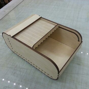 Intra απο ξύλο plywood 3mm-4mm πάχος - Πρότυπο Rolltop Box Lasercut cnc Δίασταση 30x30 cm Intraeaxys-lopzdk7w - Image 1