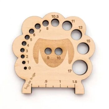 Intra απο ξύλο plywood 3mm-4mm πάχος - Ξύλινο Πρόβατο Πλεκτομηχανές Δείγμα Χάρακα για Μέτρηση Δίασταση 30x30 cm Intraeaxys-pokwmlko - Image 1