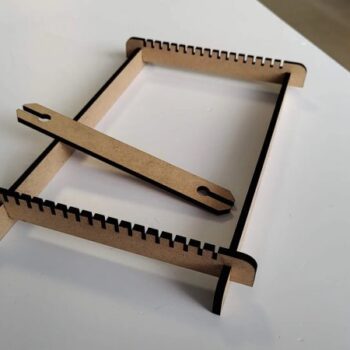 Intra απο ξύλο plywood 3mm-4mm πάχος - Αργαλειός Δίασταση 30x30 cm Intraeaxys-yone0pyo - Image 1