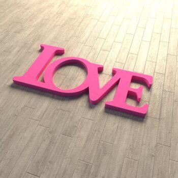 Intra απο ξύλο plywood 3mm-4mm πάχος - Love, Love Sign, Love Cutout Δίασταση 30x30 cm Intraeaxys-91jdwe51 - Image 1