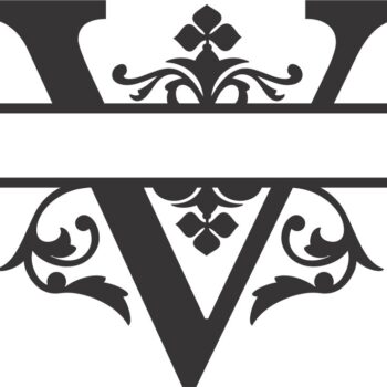 Intra απο ξύλο plywood 3mm-4mm πάχος - Regal Split Font V Δίασταση 30x30 cm Intraeaxys-qomme8ko - Image 1