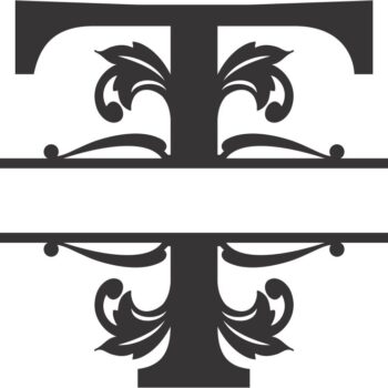 Intra απο ξύλο plywood 3mm-4mm πάχος - Regal Split Font T Δίασταση 30x30 cm Intraeaxys-p7ymln27 - Image 1