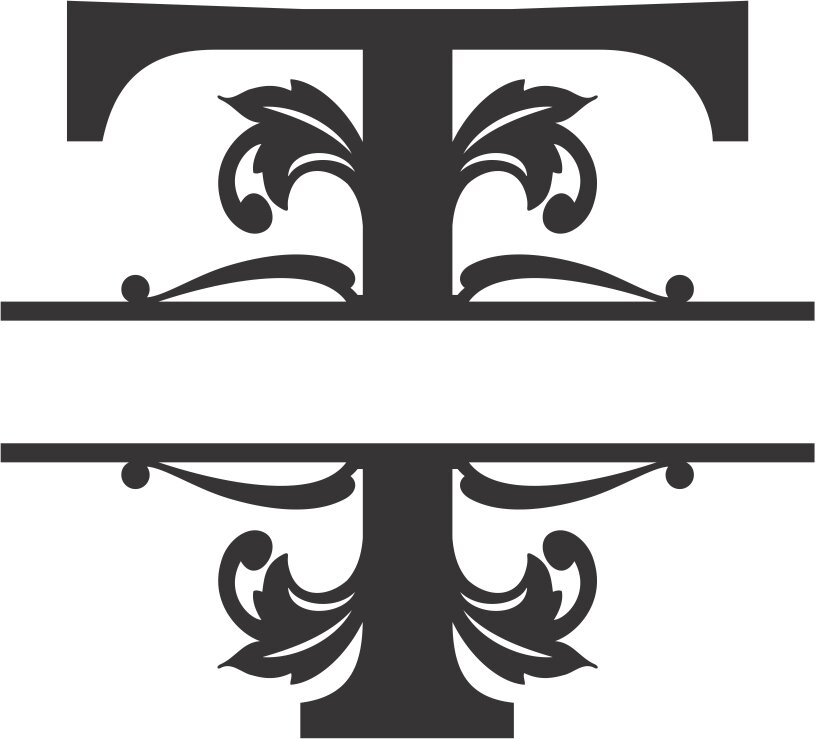 Intra απο ξύλο plywood 3mm-4mm πάχος - Regal Split Font T Δίασταση 30x30 cm Intraeaxys-p7ymln27