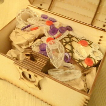 Intra απο ξύλο plywood 3mm-4mm πάχος - Κοσμήματα Σχήματα πολύτιμων λίθων Δίασταση 30x30 cm Intraeaxys-075y638o - Image 3