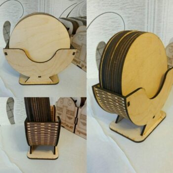 Intra απο ξύλο plywood 3mm-4mm πάχος - Σουβέρ μπύρας με χαραγμένο κατά παραγγελία Δίασταση 30x30 cm Intraeaxys-6o38ydq1 - Image 1