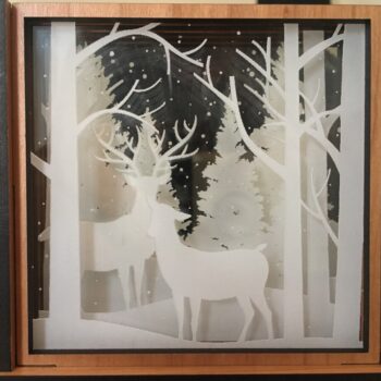 Intra απο ξύλο plywood 3mm-4mm πάχος - Ακρυλικά σουβέρ Shadowbox Δίασταση 30x30 cm Intraeaxys-lopq0lk7 - Image 7