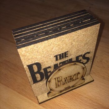 Intra απο ξύλο plywood 3mm-4mm πάχος - Σουβέρ των Beatles Δίασταση 30x30 cm Intraeaxys-ro6y2m27 - Image 4