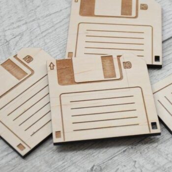 Intra απο ξύλο plywood 3mm-4mm πάχος - Ξύλινα σουβέρ δισκέτας 3,5 ιντσών Δίασταση 30x30 cm Intraeaxys-eo4qx0w7 - Image 1