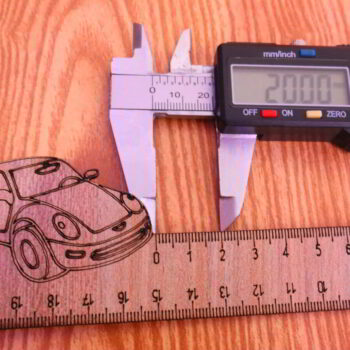 Intra απο ξύλο plywood 3mm-4mm πάχος - Παιδικός ξύλινος χάρακας αυτοκινήτου Δίασταση 30x30 cm Intraeaxys-p7ymx467 - Image 7