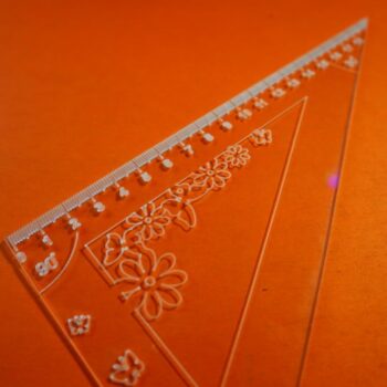 Intra απο ξύλο plywood 3mm-4mm πάχος - Τριγωνικός χάρακας Δίασταση 30x30 cm Intraeaxys-zo9y4647 - Image 8