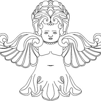 Intra απο ξύλο plywood 3mm-4mm πάχος - Νεράιδα Δίασταση 30x30 cm Intraeaxys-ro6de27x - Image 1