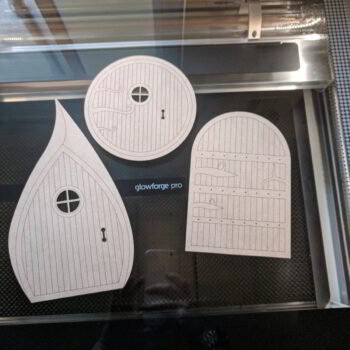 Intra απο ξύλο plywood 3mm-4mm πάχος - Fairy Doors Δίασταση 30x30 cm Intraeaxys-yon028y7 - Image 4