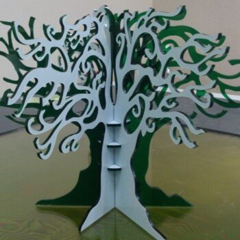 Intra απο ξύλο plywood 3mm-4mm πάχος - Stand κοσμημάτων Fairy Tale Tree Δίασταση 30x30 cm Intraeaxys-eo4qz6g7 - Image 1