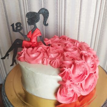 Intra απο ξύλο plywood 3mm-4mm πάχος - Τούρτα 18ων γενεθλίων Δίασταση 30x30 cm Intraeaxys-6o3ywek7 - Image 1