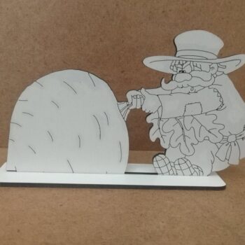 Intra απο ξύλο plywood 3mm-4mm πάχος - Ρώσικο παραμύθι Repka Ξύλινοι χαρακτήρες σε στάση Δίασταση 30x30 cm Intraeaxys-eoxlvkxo - Image 1