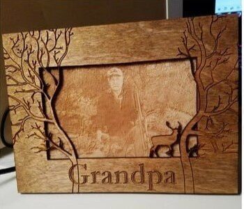 Intra απο ξύλο plywood 3mm-4mm πάχος - Κορνίζες για την Ημέρα του Πατέρα Δίασταση 30x30 cm Intraeaxys-voqdln51 - Image 1