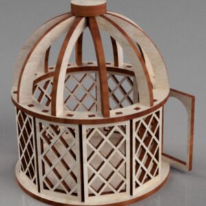 Intra απο ξύλο plywood 3mm-4mm πάχος - Μπομπονιέρα για Σκηνή Τσίρκου Δίασταση 30x30 cm Intraeaxys-r7vmgnk7