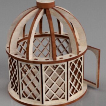 Intra απο ξύλο plywood 3mm-4mm πάχος - Μπομπονιέρα για Σκηνή Τσίρκου Δίασταση 30x30 cm Intraeaxys-r7vmgnk7 - Image 1