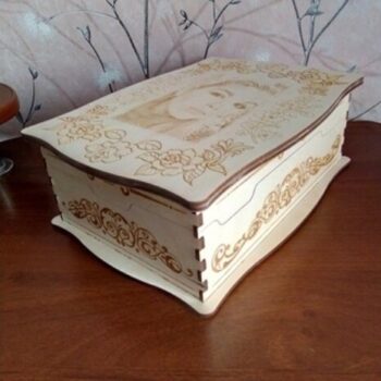 Intra απο ξύλο plywood 3mm-4mm πάχος - Διακοσμητικό Εξατομικευμένο Κουτί με Χάραξη Αρχείο DWG Δίασταση 30x30 cm Intraeaxys-eo4qxyy7 - Image 3