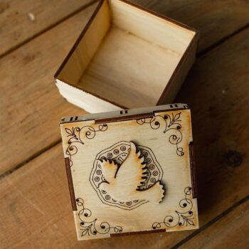 Intra απο ξύλο plywood 3mm-4mm πάχος - Διακοσμητικό Ξύλινο Κουτί κοσμημάτων Δίασταση 30x30 cm Intraeaxys-zo9yprw7 - Image 4