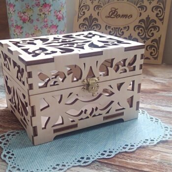 Intra απο ξύλο plywood 3mm-4mm πάχος - Κουτί αναμνηστικών Κασετίνα Για Δαχτυλίδια Κουτιά κοσμημάτων με καπάκι Δίασταση 30x30 cm Intraeaxys-yon0dzp7 - Image 1