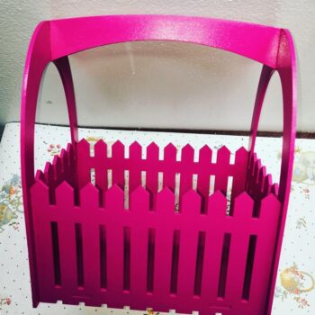 Intra απο ξύλο plywood 3mm-4mm πάχος - Καλάθι δώρων φράχτη Δίασταση 30x30 cm Intraeaxys-eo20x247 - Image 1